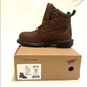 Red wing boots steel toe